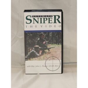 🔥 ULTIMATE SNIPER: The Video 1993 VHS Military Training USAR Paladin Press RARE